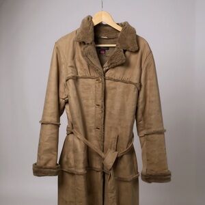Danier Tan Shearling Coat